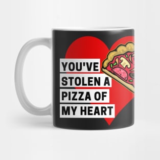 Valentine You've Stolen A Piece of My Heart Mug